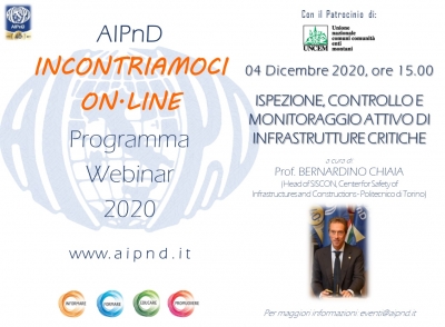 INCONTRIAMOCI ON LINE - PROGRAMMA WEBINAR 2020