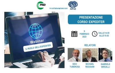 Webinar Presentazione Corso Expediter 