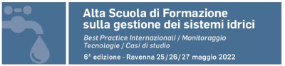 Alta Scuola di Formazione sulla GESTIONE DEI SISTEMI IDRICI