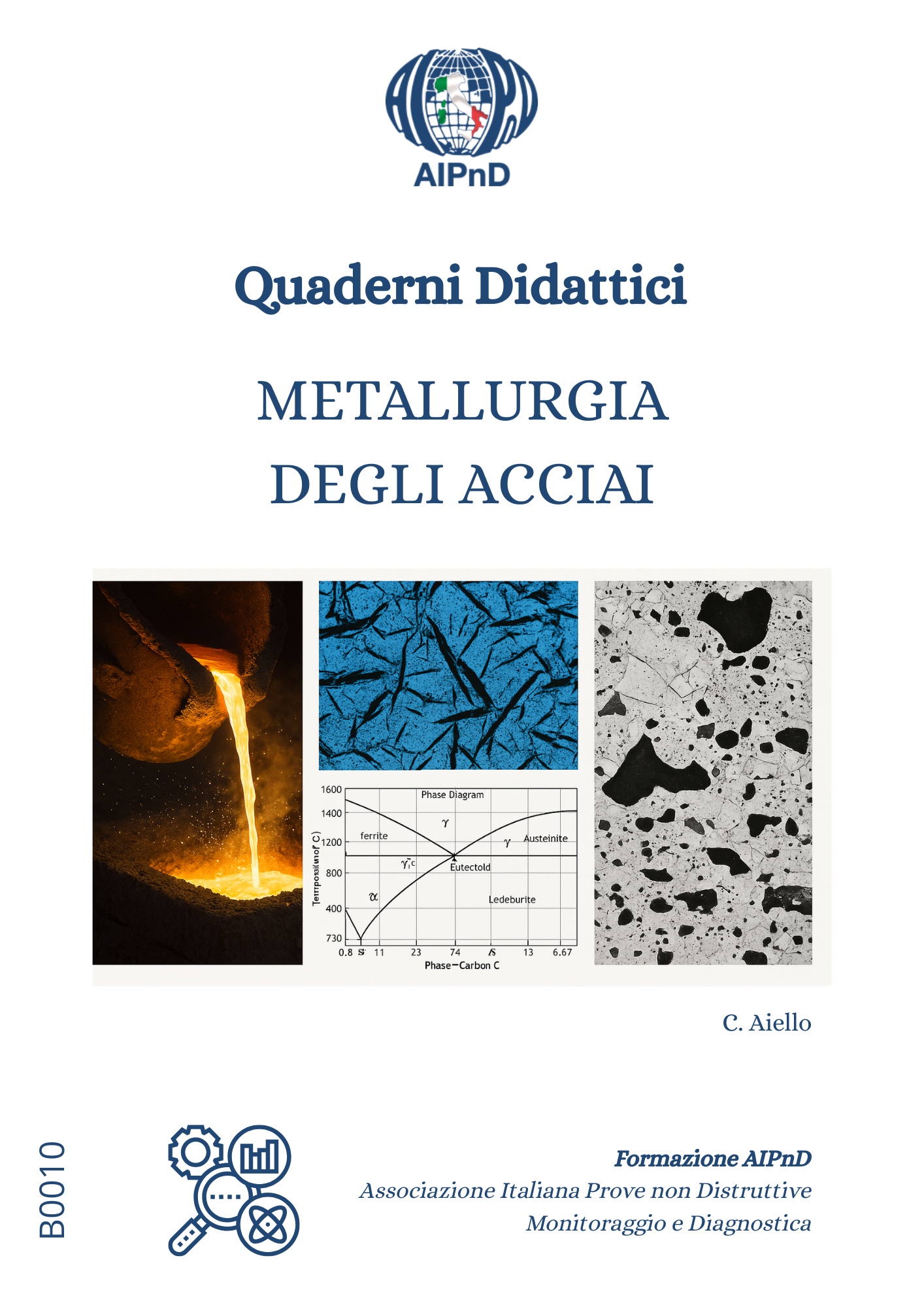 <strong>Metallurgia degli acciai</strong><br />
Elementi di metallurgia per il Tecnico Prove non Distruttive<br />
<br />
C. Aiello
